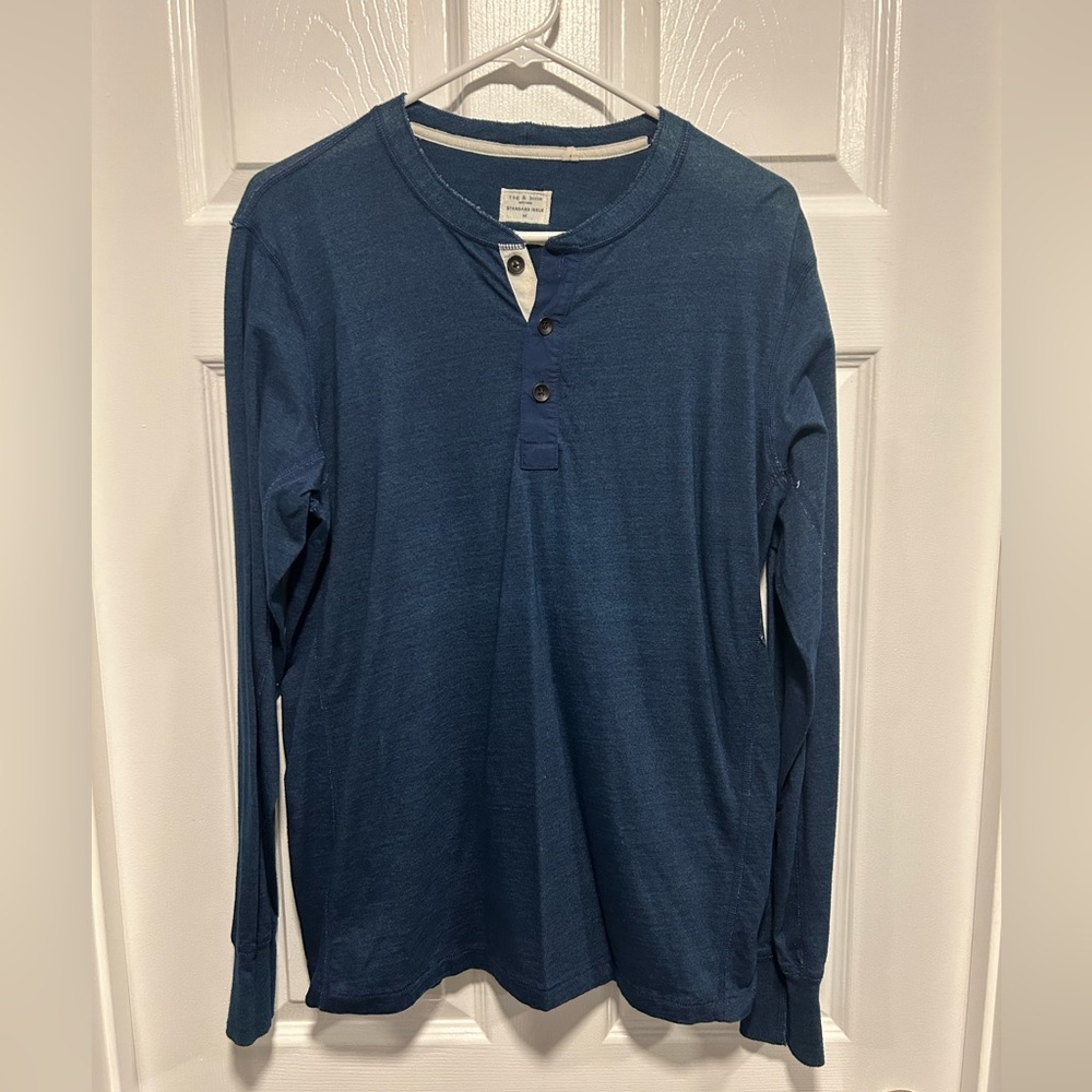 rag & bone long sleeve henley